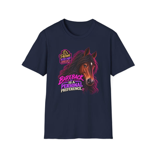 Bareback Is a Personal Preference – Gloria Horse T-Shirt — Gloria horse shirt product image