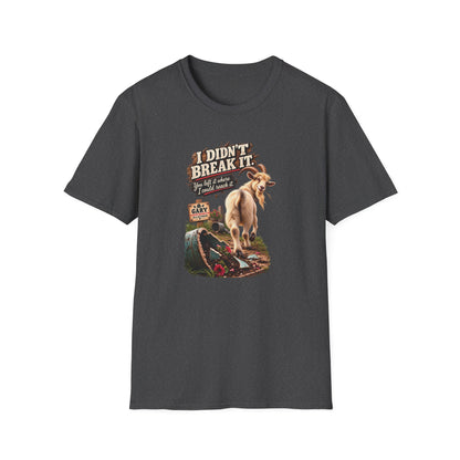 Gary I Didn't Break It funny goat T-shirt