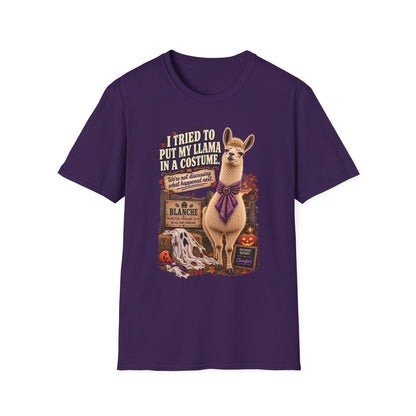 Blanche llama costume Halloween T-shirt