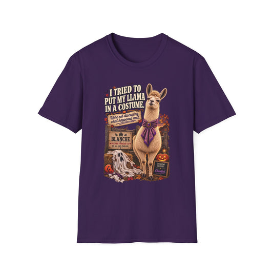 Blanche llama costume Halloween T-shirt