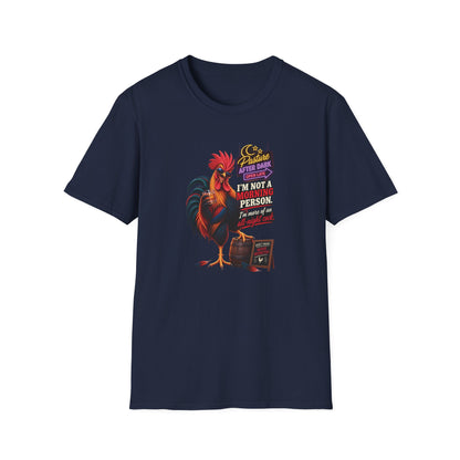 Randy All-Night Cock adult rooster T-shirt