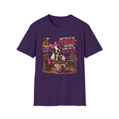 Pasture After Dark Mabel cowgirl humor shirt product image