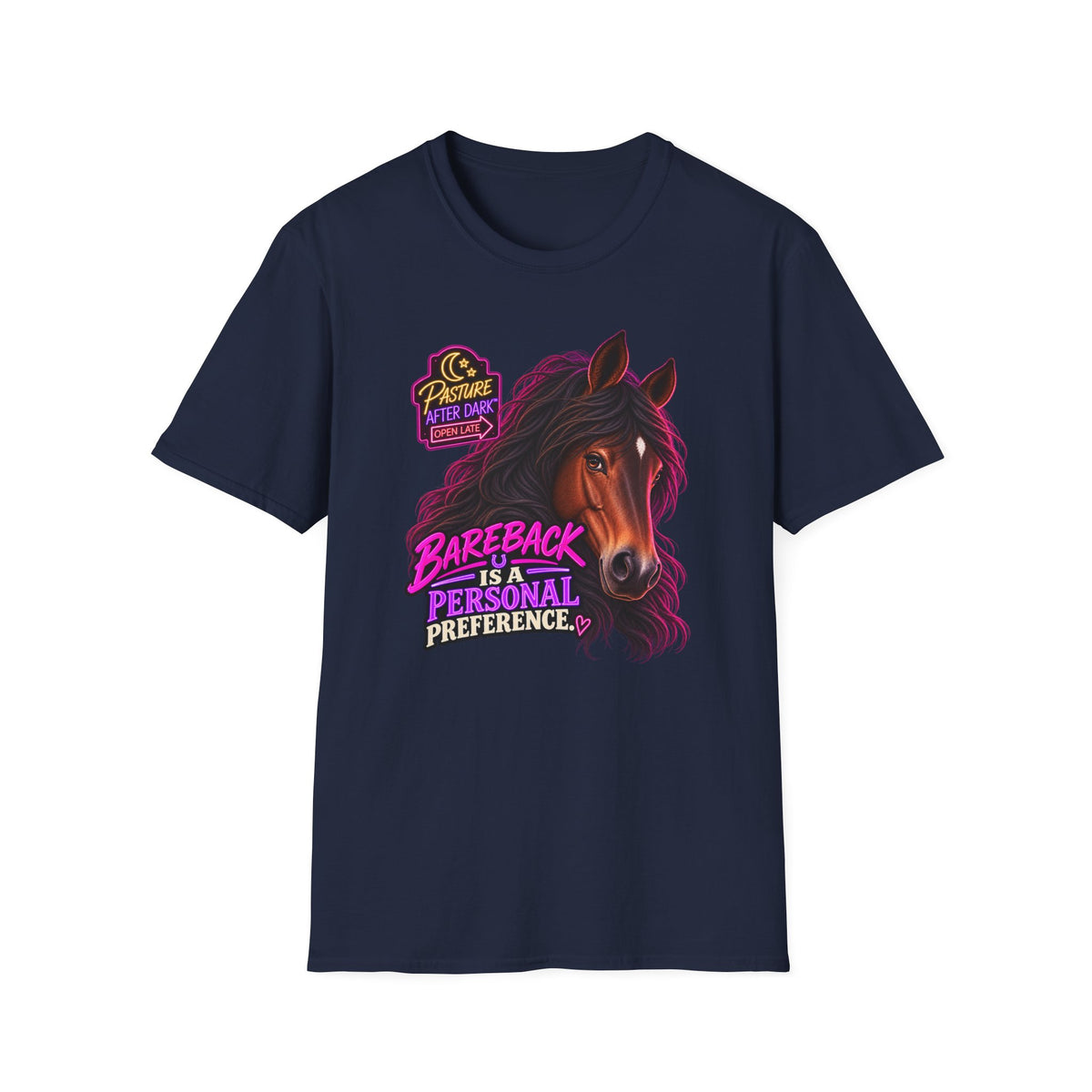 Bareback Is a Personal Preference – Gloria Horse T-Shirt — Gloria horse shirt product image