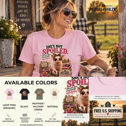 Pearl farm animal humor shirt product image