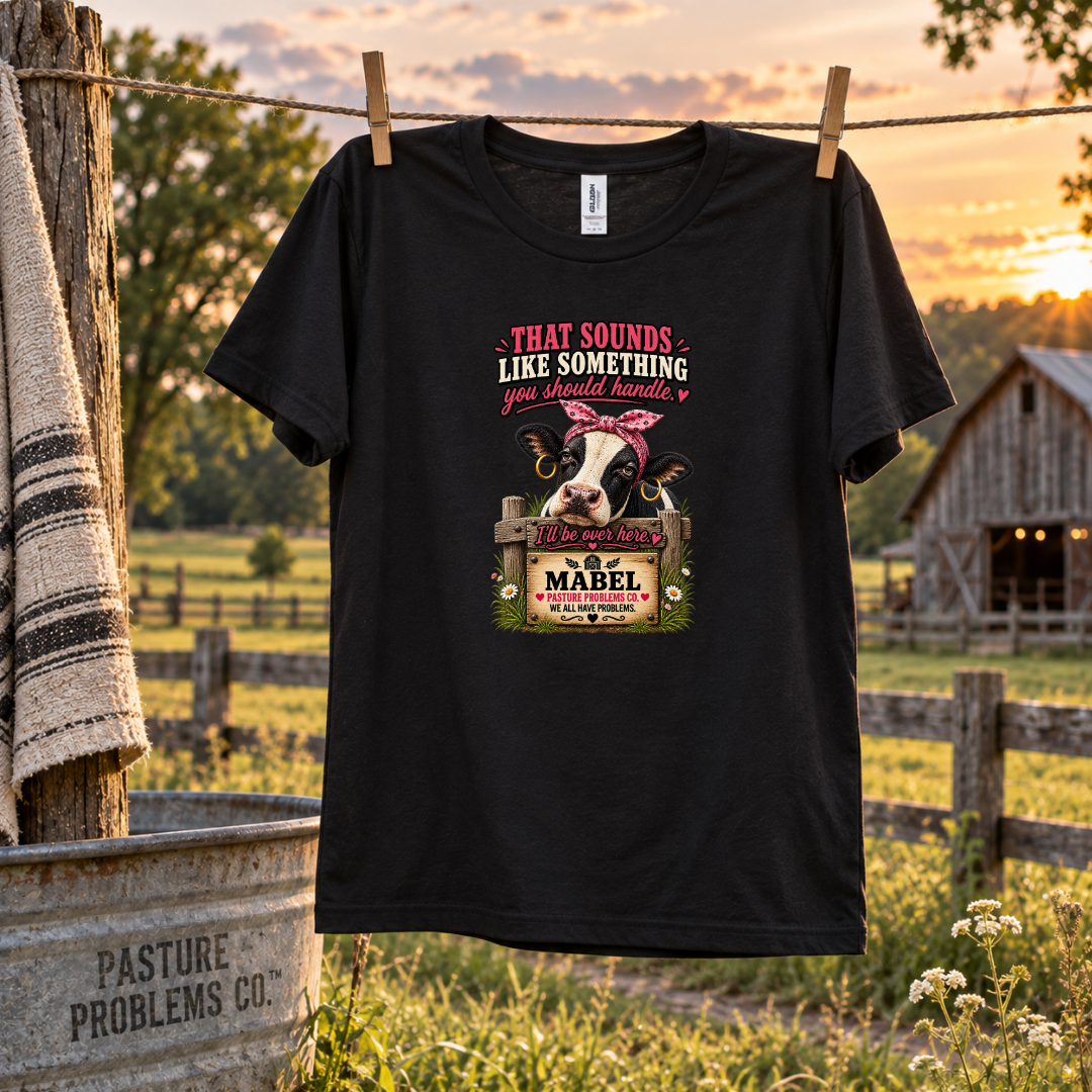 Something You Should Handle farm humor shirt product image