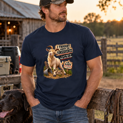 Gary the Goat consequences shirt product image