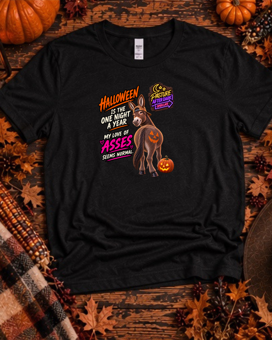 Cletus adult donkey Halloween T-shirt