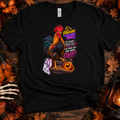 Randy Got Room for One More Cock adult Halloween T-shirt
