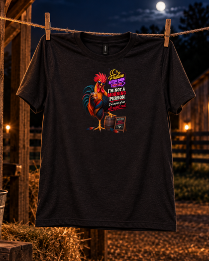 Randy adult poultry humor shirt product image