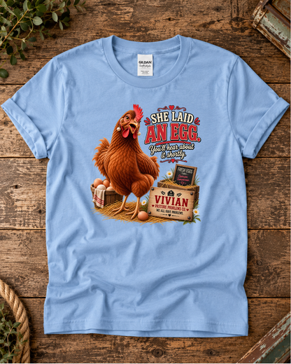 Pasture Problems Co. Vivian poultry humor shirt
