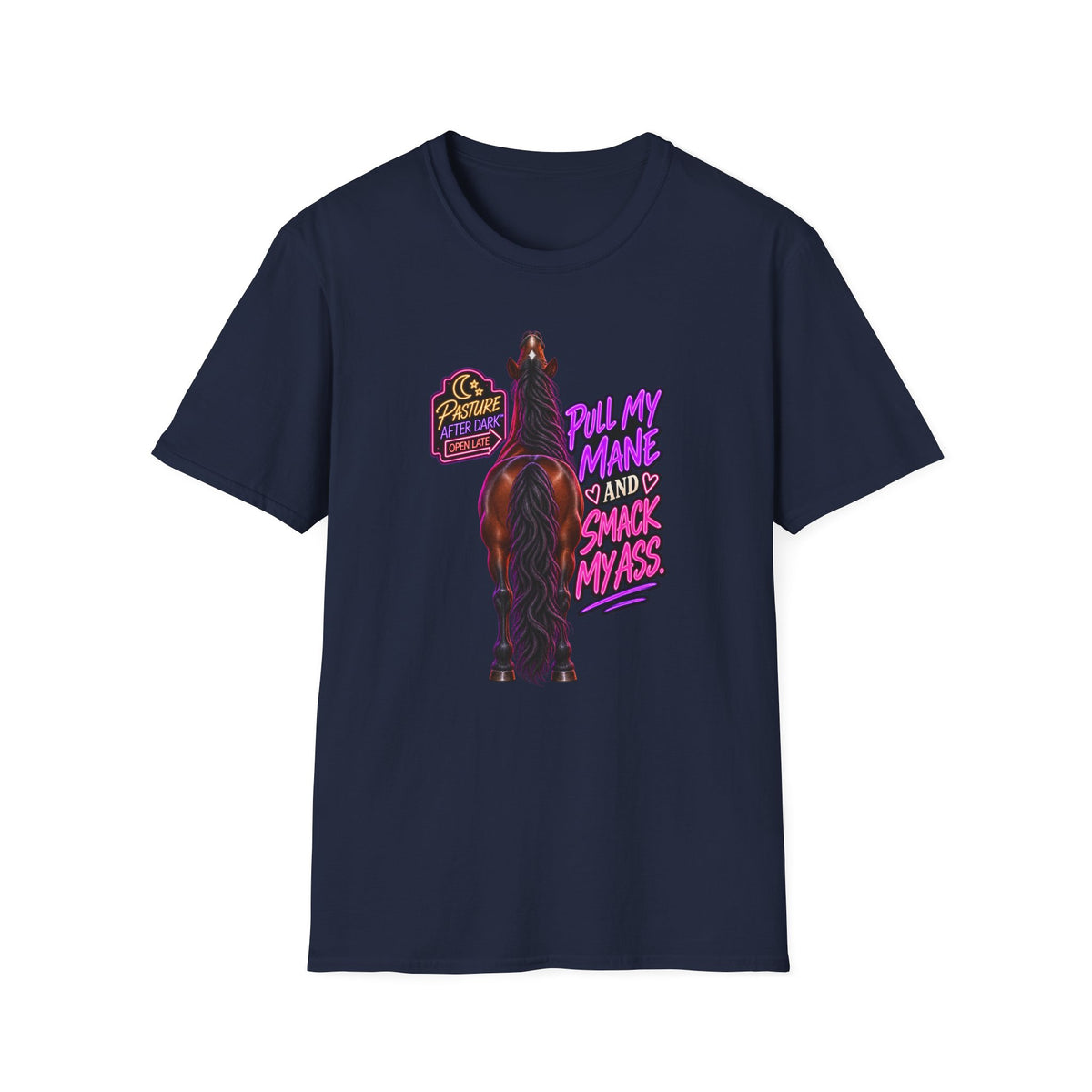 Pull My Mane and Smack My Ass – Gloria Horse T-Shirt — Gloria horse shirt product image