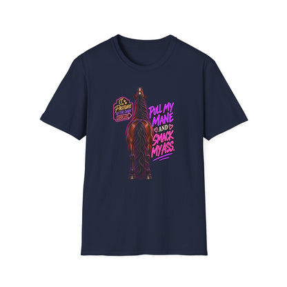 Pull My Mane and Smack My Ass – Gloria Horse T-Shirt — Gloria horse shirt product image